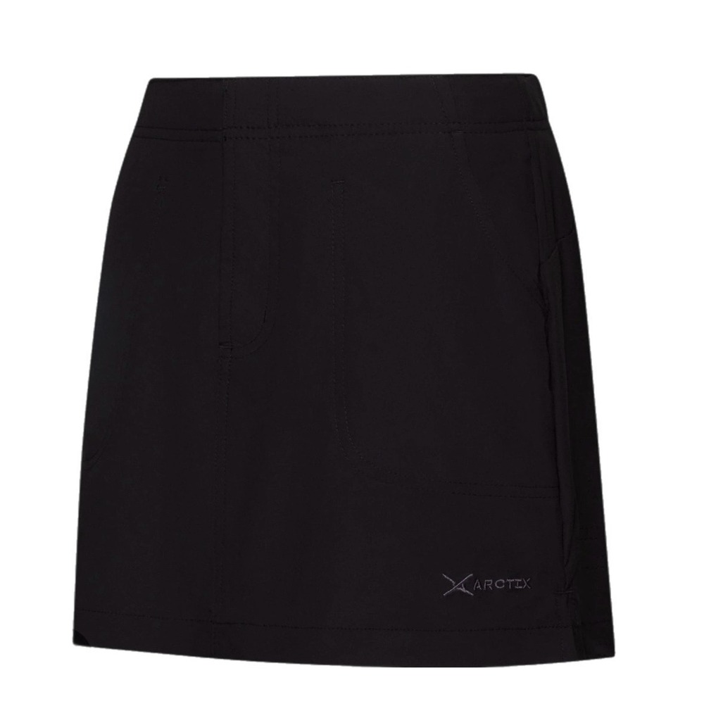 Arctix Skort Women Large Black Excellent‎ Activewear Hiking Golf 92892